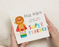 Teacher Thank You Card, Thank You Card for Teacher, Super Teacher Card, Personalised Teacher Card, End of Term Card, Thank You Card