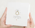 Engagement Card, Congratulations on Your Engagement Card, Engagement Congratulations Card, Wedding Proposal Card, Diamond Ring Card