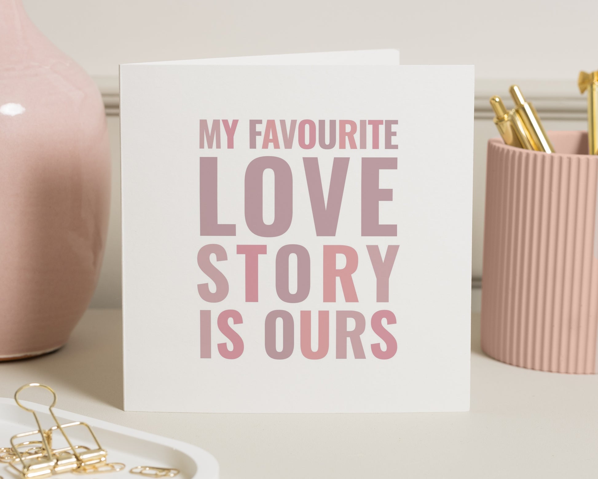 Anniversary Card, Romantic Card for Partner, Valentines Day Card, Love Card for Husband, Wife, Girlfriend, Boyfriend, Love Story Card