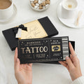 Tattoo Gift Voucher, Scratch To Reveal Birthday Gift, Personalised Tattoo Voucher, 21st Birthday Gift for Him or Her, Custom Gift Voucher