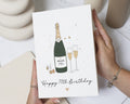70th Birthday Card for Mum, Mum 70th Birthday Card, Personalised Birthday Card for Her, Champagne Birthday Card, 70th Card