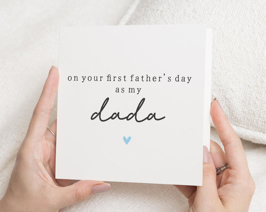 First Fathers Day Card, Fathers Day Card from Baby, Fathers Day Card for Dad, First Fathers Day Card from Son or Daughter, Dada Card