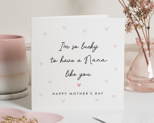 Mother's Day Card for Nana, Nana Mother's Day Card, Mother's Day Card for Her, Cute Mother's Day Card, Personalised Card for Nana