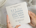 Anniversary Card, 6th Wedding Anniversary Card, Personalised Anniversary Card, Six Year Anniversary Card, Custom Wedding Card