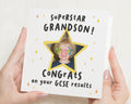 GCSE Results Card for Grandson, Personalised Photo Exam Card, Congratulations Card for Grandson, Well Done GCSE Card, Exam Results Card