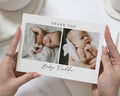Personalised Thank You Cards New Baby, Folded Baby Thank You Cards, Baby Photo Thank You Cards, Postcard Thankyou Cards, Thank You Notes