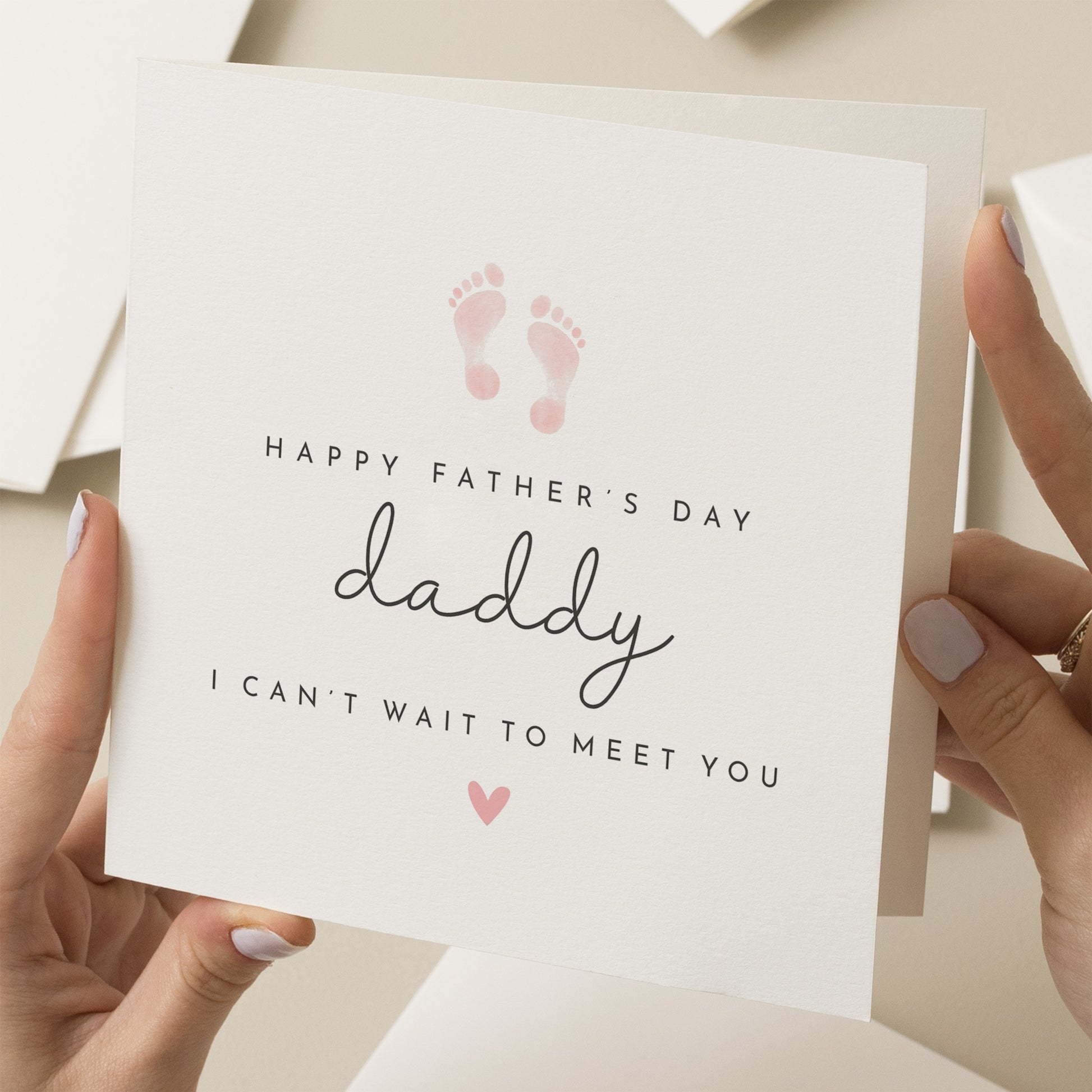 Cute Daddy Fathers Day Card From Bump, Fathers Day Card From Bump, Special Daddy Card, Fathers Day Card For Daddy, From Bump, Baby