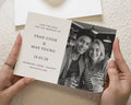 Photo Save the Date Card, Personalised Save the Date Card, Wedding Save the Date, Simple Save the Date Cards, Custom Save the Dates