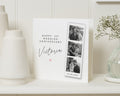 1st Wedding Anniversary Card, Personalised Photo Anniversary Card, First Anniversary Card for Wife, Husband, Partner, One Year Card