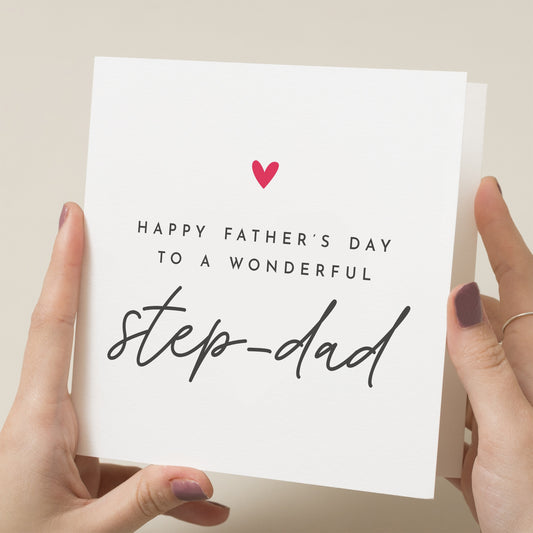 Fathers Day Gift For Step-Dad, Amazing Stepdad Card, Fathers Day Card From Stepchildren, Happy Fathers Day To My Amazing Stepdad, Stepfather