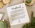 Christmas Card for Husband, Husband Christmas Card, Poem Christmas Card, Romantic Christmas Card, Personalised Christmas Card