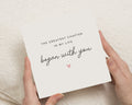 Anniversary Card for Partner, Romantic Anniversary Card, Valentines Day Card, Love Card for Him or Her, Greatest Chapter Love Card