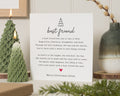 Christmas Card for Best Friend, Best Friend Christmas Card, Personalised Christmas Card, Poem Christmas Card, Card for Her