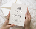 Save the Date Card, Personalised Save the Date Card, Wedding Save the Date, Simple Save the Date, Custom Save the Date Card