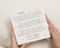 Daddy Birthday Card from the Bump, Dad Birthday Card, Birthday Card for Dad to Be, Pregnancy Birthday Card, Baby Bump Poem Card