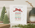 Husband Christmas Card, Christmas Card for Husband, Merry Christmas Husband Card, Festive Card for Him, Cute Xmas Card for Husband
