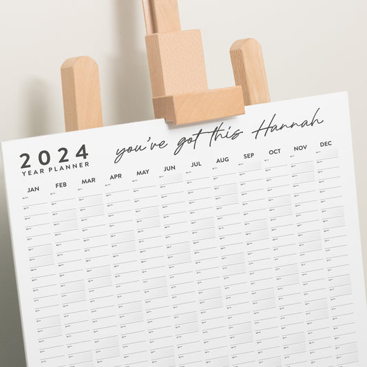 2024 Wall Planner, 2024 Year Planner, A1 Wall Calendar, Monthly Planner, Holiday And Family Planner, Portrait And Landscape Office Planner