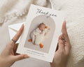 Personalised Baby Thank You Cards, Birth Announcement Card, Photo Baby Thank You Card, Simple New Baby Thank You Cards, A6 5x7