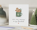 First Christmas Card for Grandad, 1st Christmas Card from Baby, Personalised Grandad Christmas Cards, New Grandad Card, Gingerbread Card