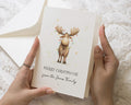 Personalised Christmas Card, Merry Christmoose Card, Family Christmas Card, Pack of Christmas Cards, Bulk Christmas Cards