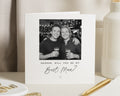 Best Man Proposal Card, Will You Be My Best Man Card, Personalised Photo Wedding Card, Groomsman Proposal Card, Wedding Party Card