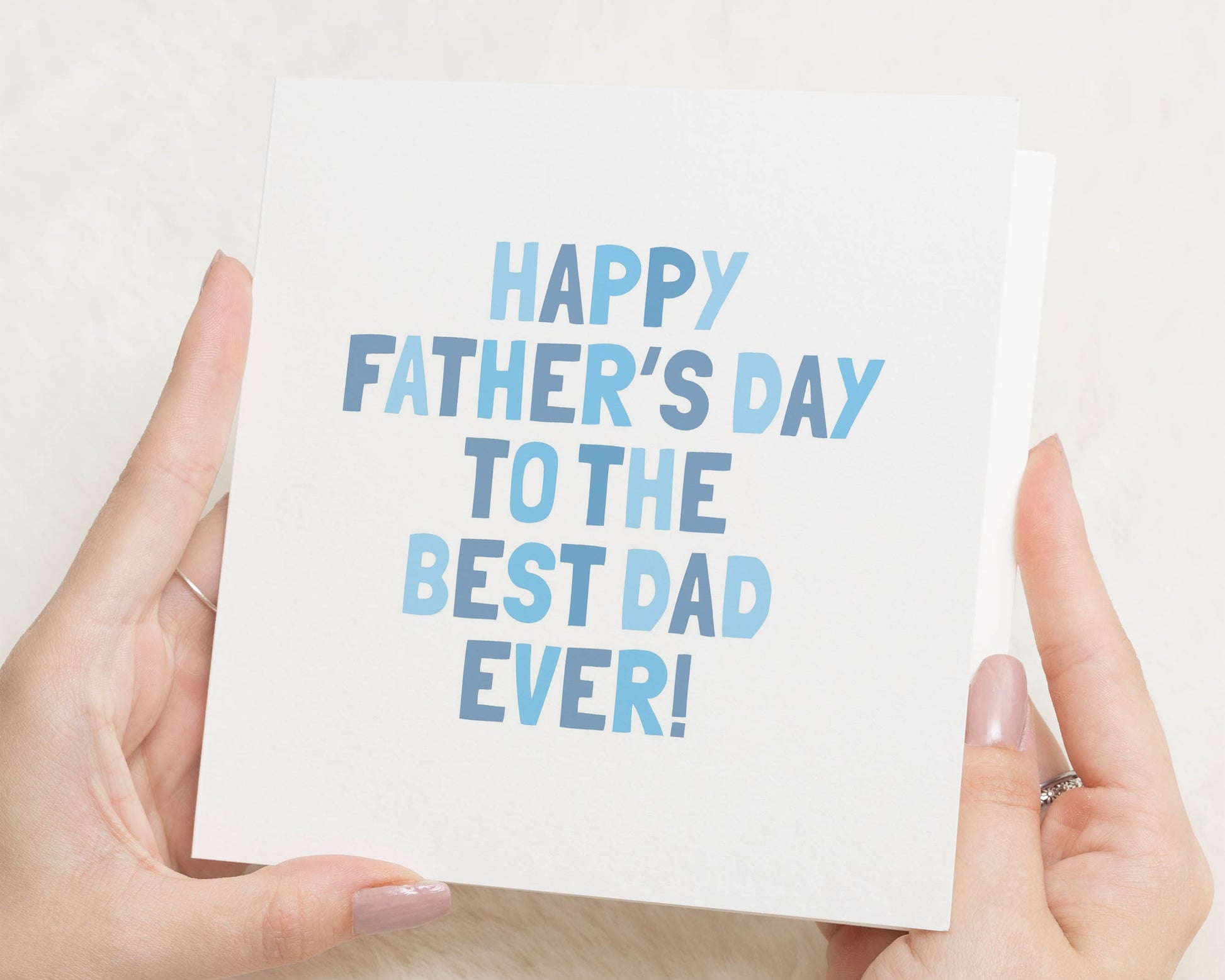 Father's Day Card for Dad, Best Dad Card, Dad Father's Day Card, Daddy Father's Day Card, Simple Father's Day Card from Son Daughter