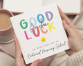 Good Luck Card, Personalised Good Luck Card for School, First Day at School Card, Good Luck Card for Girl, Cute Good Luck Card