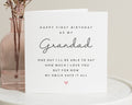 First Birthday Card for Grandad, Birthday Card from Baby, Grandad Birthday Card, 1st Birthday Card for Grandad, Poem Card for Him
