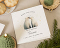 Christmas Card for Fiancé, Fiance Christmas Card, Card for Fiance, Husband to Be Christmas Card, Romantic Xmas Card, Polar Bear Card