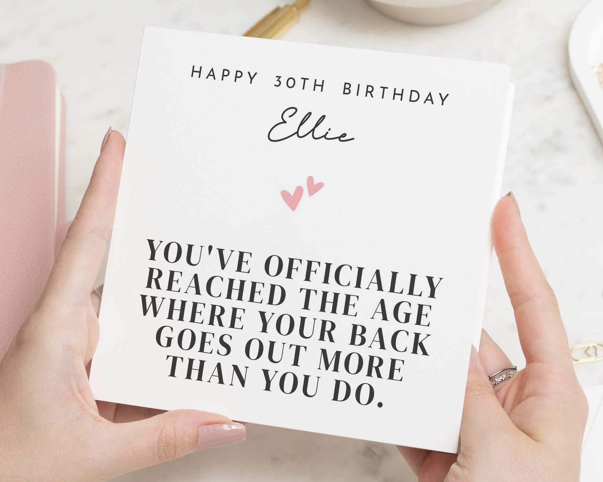 Personalised 30th Birthday Card, Funny 30th Birthday Card for Her, 30th Birthday Card for Friend, Sister, Daughter, Wife