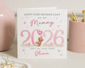First Mothers Day Card, Mothers Day Card from Baby, Personalised Mummy Card, 2026 Mothers Day Card, Cute Bear Card for Mum