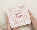 Engagement Card, Congratulations You're Engaged Card, Engagement Congratulations Card, Wedding Proposal Card, Card for Couple