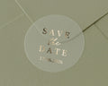 Save the Date Sticker, Gold Foil Save the Date, Wedding Date Sticker, Personalised Wedding Sticker, Custom Save the Date Label