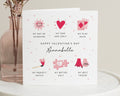Valentines Day Card for Her, Valentines Card for Him, Personalised Valentine Card, Cute Card for Girlfriend, Boyfriend, Wife, Husband