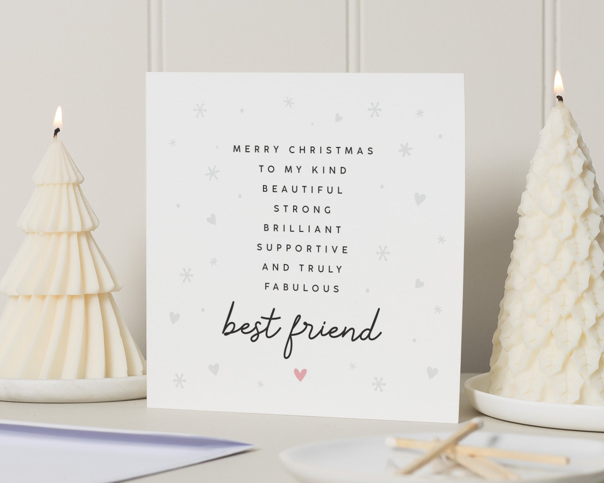 Christmas Card for Best Friend, Best Friend Christmas Card, Christmas Card for Friend, Personalised Christmas Card, Cute Xmas Card