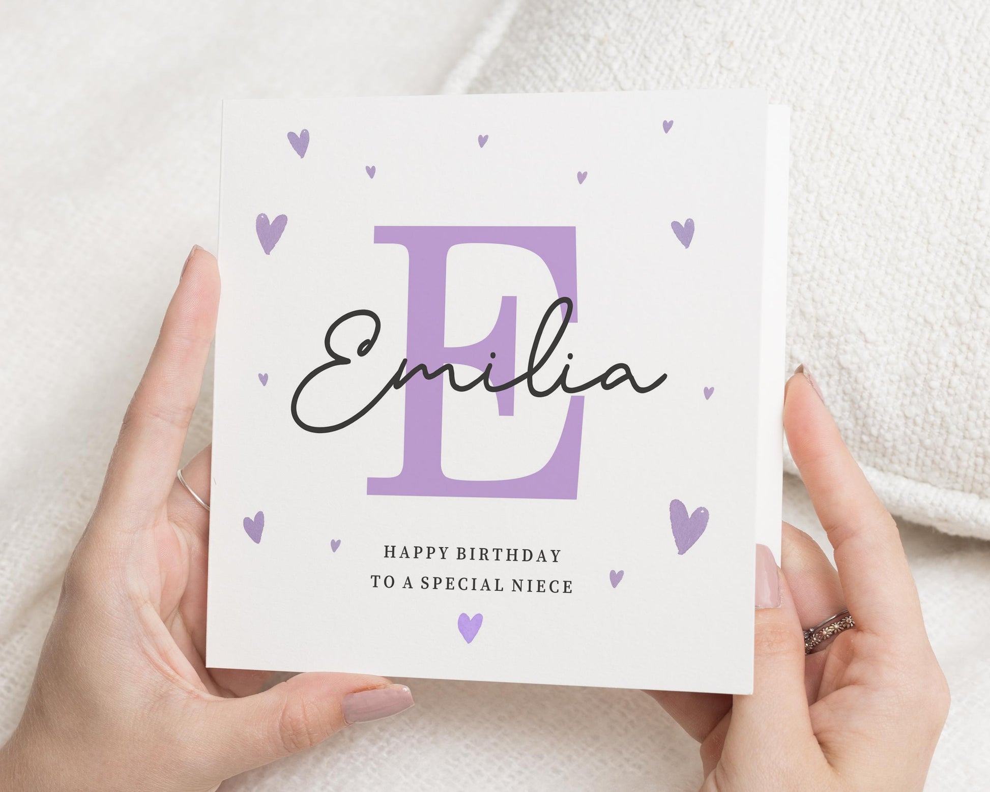 Birthday Card for Niece, Personalised Niece Birthday Card, Special Niece Birthday Card, Cute Birthday Card for Girl