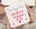 Valentines Day Card for Husband To Be, Husband To Be Valentines Card, Romantic Valentines Card for Fiancé, Cute Valentines Card
