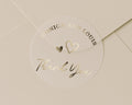 Thank You Sticker, Personalised Wedding Thank You Sticker, Gold Foil Thank You Label, Custom Thank You Sticker, Wedding Envelope Seal