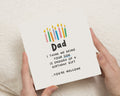 Birthday Card for Dad, Dad Birthday Card from Son, Funny Birthday Card for Dad, Father Birthday Card, Simple Birthday Card for Him