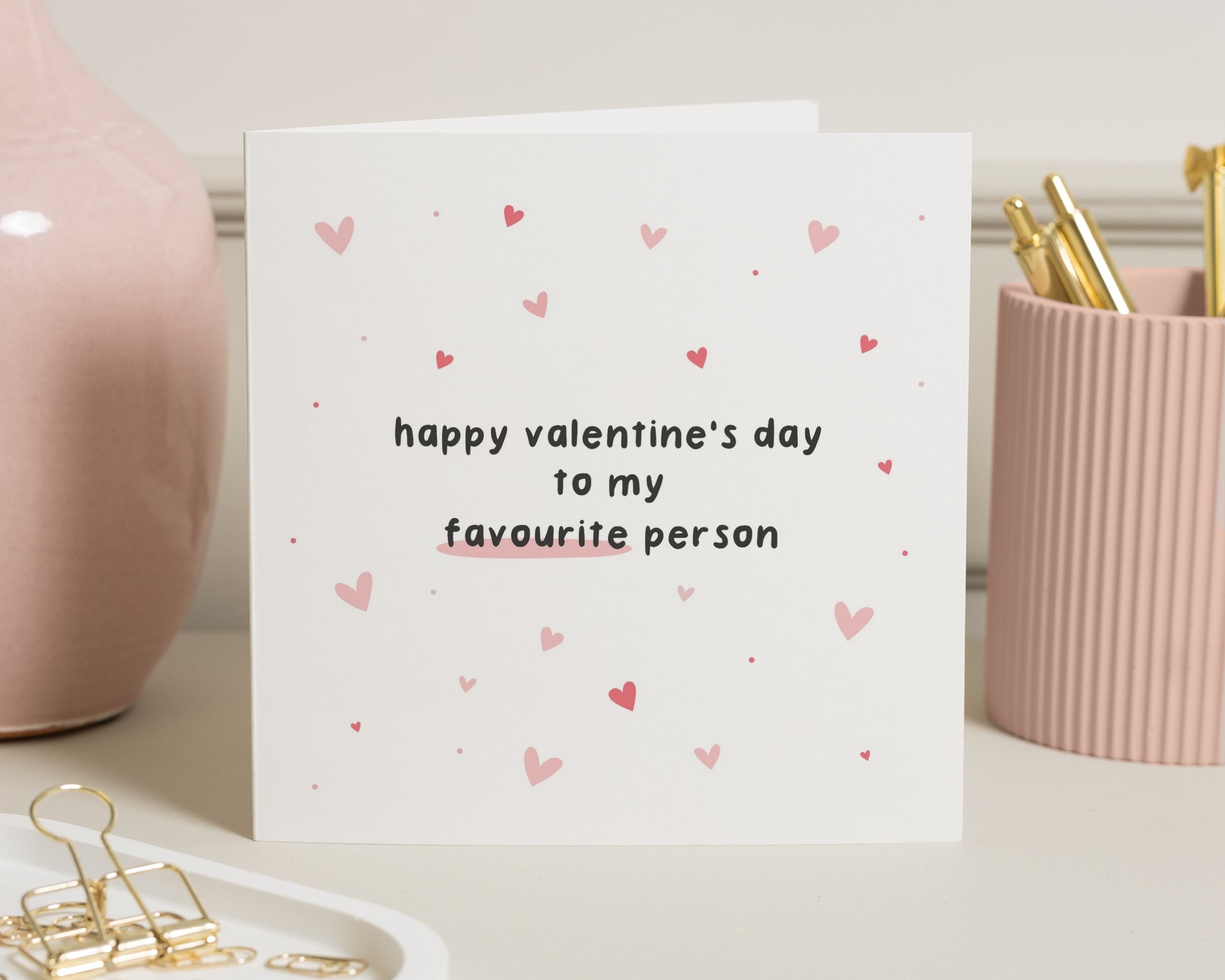Valentines Day Card, Valentines Card for Him, Valentines Card for Her, Happy Valentines Day Card, Favourite Person Card, Cute Valentine Card