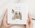 40th Birthday Card for Him, Personalised Birthday Card, Beer Birthday Card, Birthday Card for Dad Husband Boyfriend Brother, Card for Men