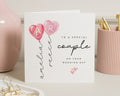 Wedding Card for Couple, Personalised Wedding Card, Special Couple Wedding Day Card, Custom Names Wedding Card, Heart Balloons Card