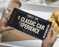 Classic Car Experience Gift Voucher, Personalised Birthday Gift Voucher for Him, Uncle Birthday Gift, Driving Experience