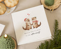 Christmas Card for Partner, Otter Christmas Card, Cute Christmas Card for Boyfriend, Girlfriend, Husband, Wife, Funny Animal Card