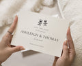 Personalised Save the Date Card, Wedding Save the Date Card, Simple Save the Date Cards, Minimal Wine Glass Save the Date