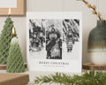 Personalised Photo Christmas Card, Square Christmas Card, Pack of 10, 20, 50 or 100, Custom Family Christmas Card
