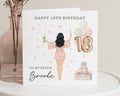 18th Birthday Card for Best Friend, Personalised Birthday Card for Her, Birthday Card for Daughter, 18th Birthday Card for Girl