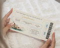 Personalised Holiday Reveal Ticket, Pack Your Bags Gift Voucher, Scratch To Reveal, Birthday Surprise, Custom Boarding Pass