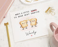 Congratulations Card, Personalised Pun Card, Toast Card, Leaving Card, New Job Card, Funny Card for Friend, Custom Name Card