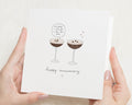 Anniversary Card for Husband, Anniversary Card for Wife, Boyfriend Anniversary Card, Girlfriend Anniversary Card, Espresso Martini Card